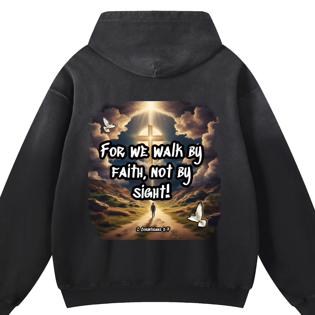 Faith in GOD Sunfade Oversized Hoodie