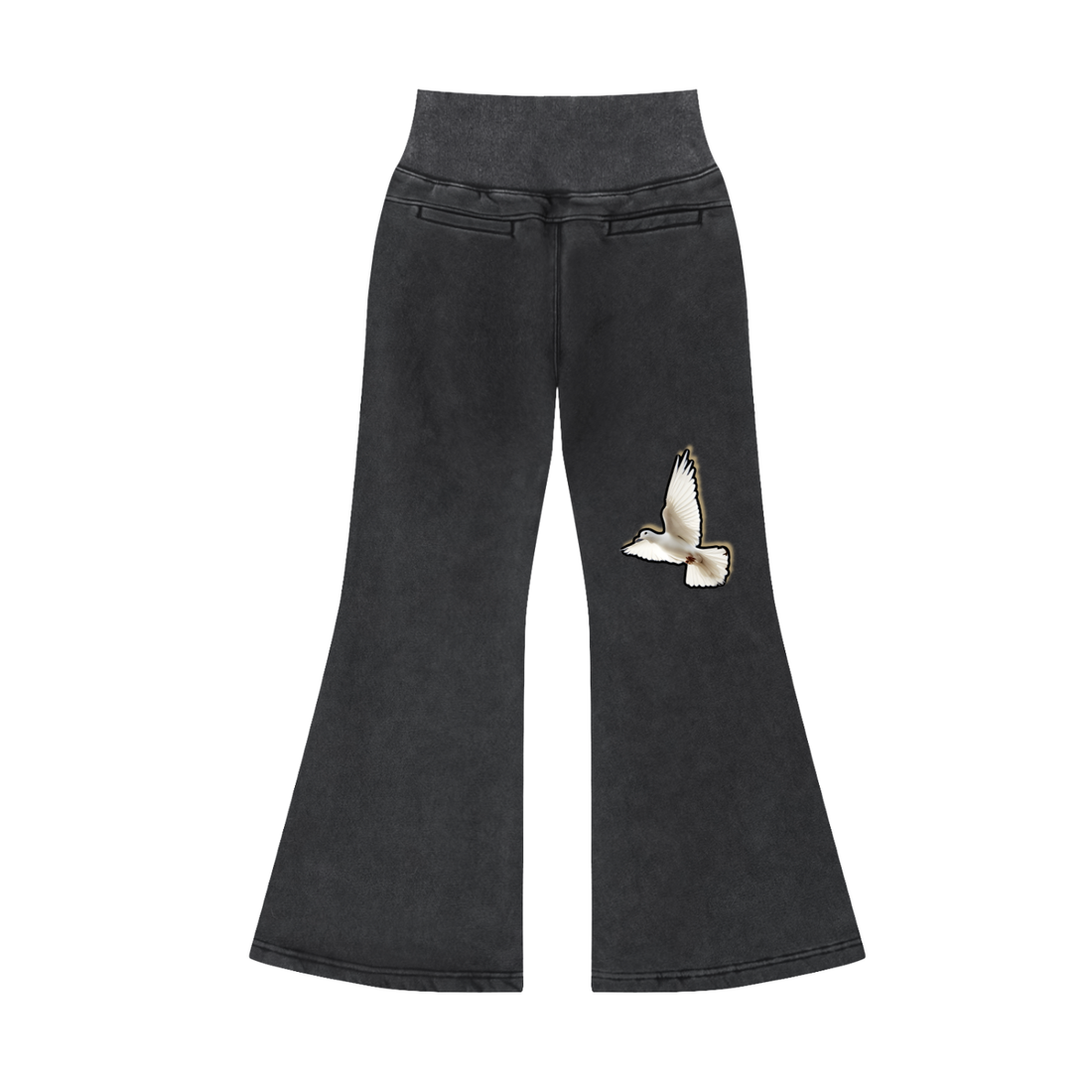 Faith in GOD Vintage Washed Flared Fleece Pants