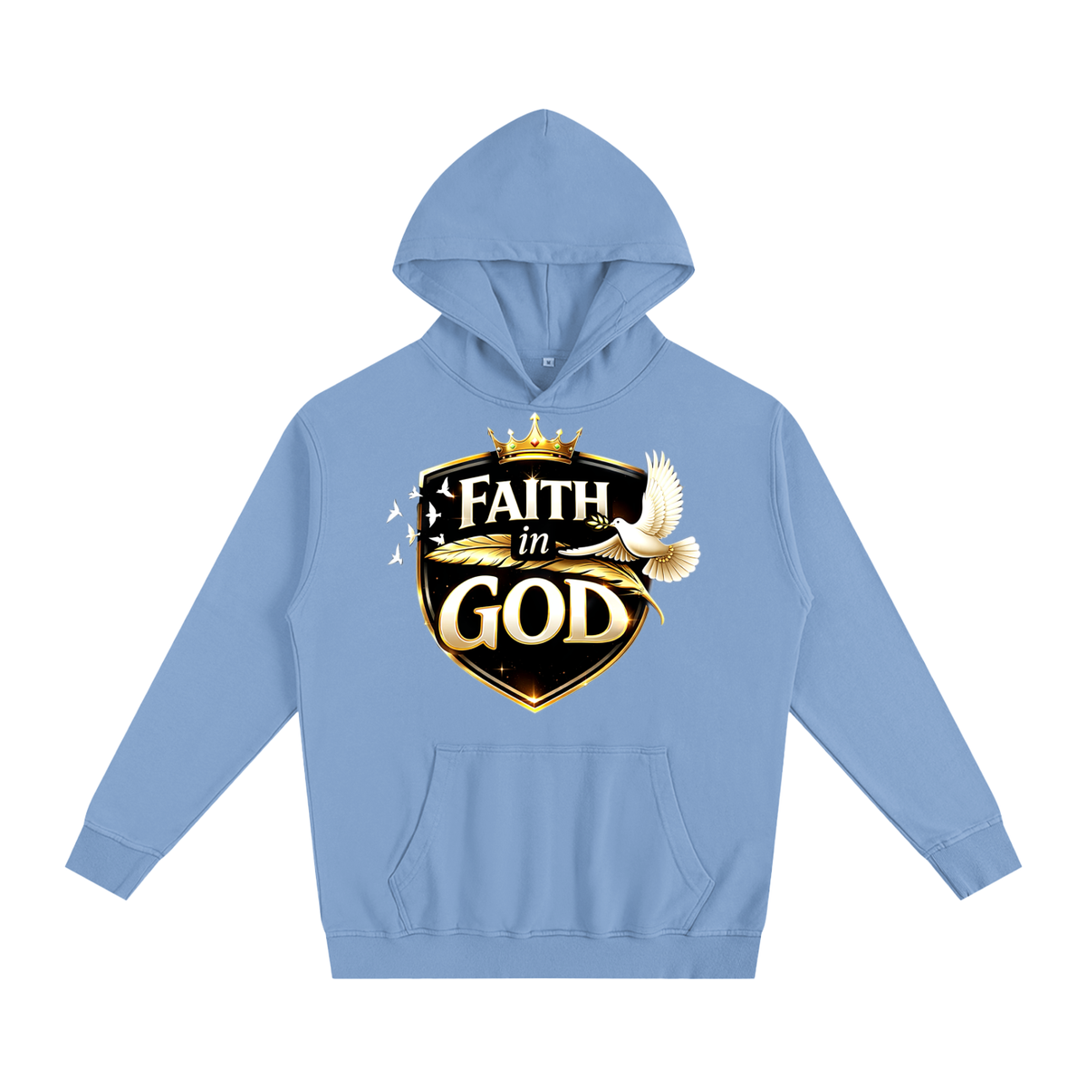FAITH IN GOD Oversized Essential Hoodie