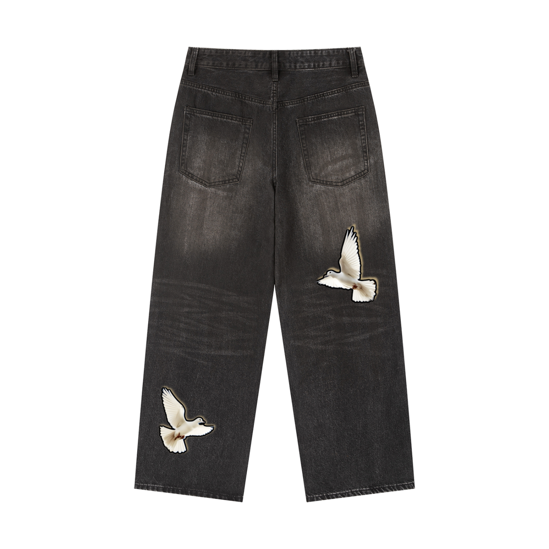 Faith in GOD Vintage Wash Denim Jeans