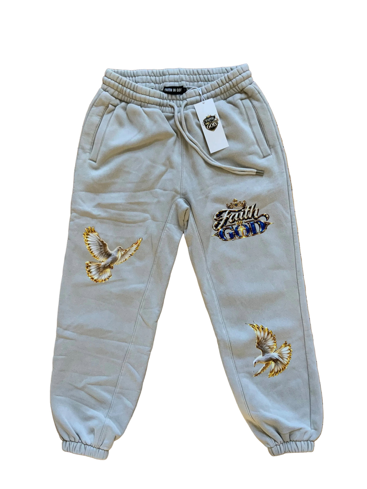 “JESUS IS KING” Fleeced Jogger Sweatpants