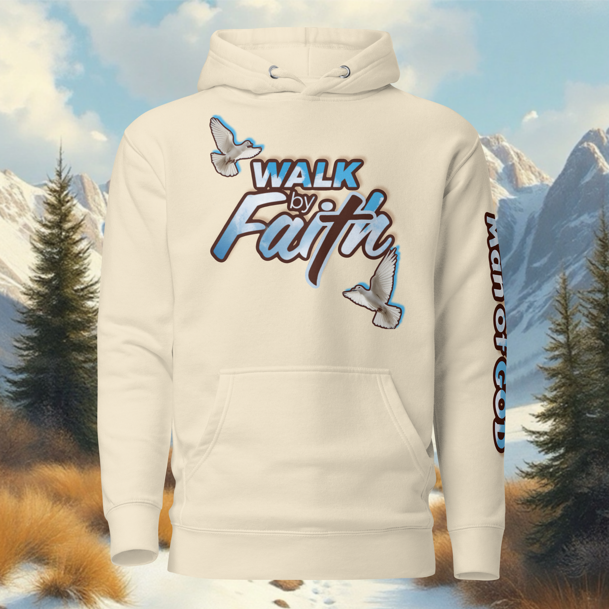 Men’s “Walk By Faith” Hoodie