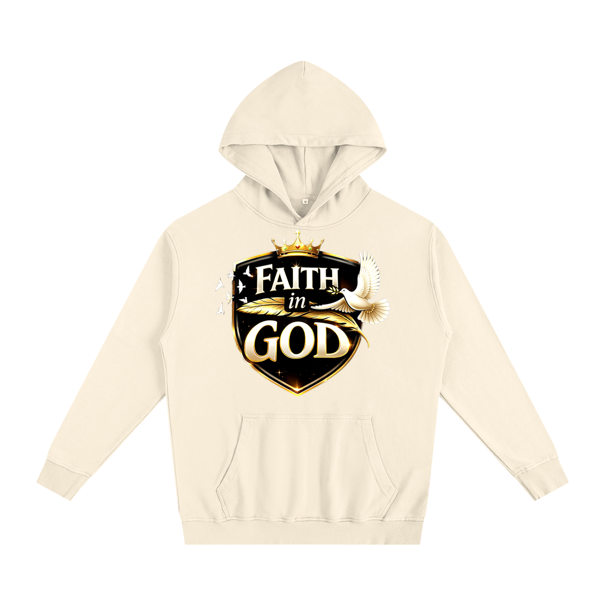 FAITH IN GOD Oversized Essential Hoodie