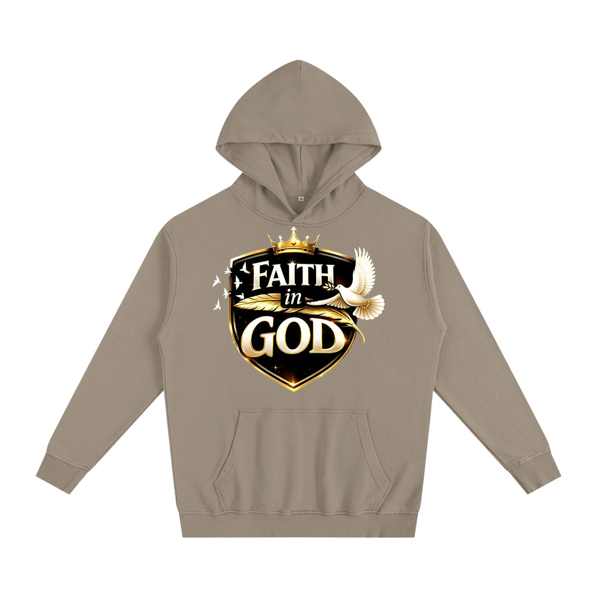 FAITH IN GOD Oversized Essential Hoodie