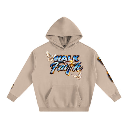 Man of GOD Walk by Faith Oversize Fleeced Hoodie