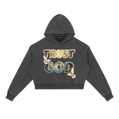 Trust GOD Vintage Washed Women’s Hoodie
