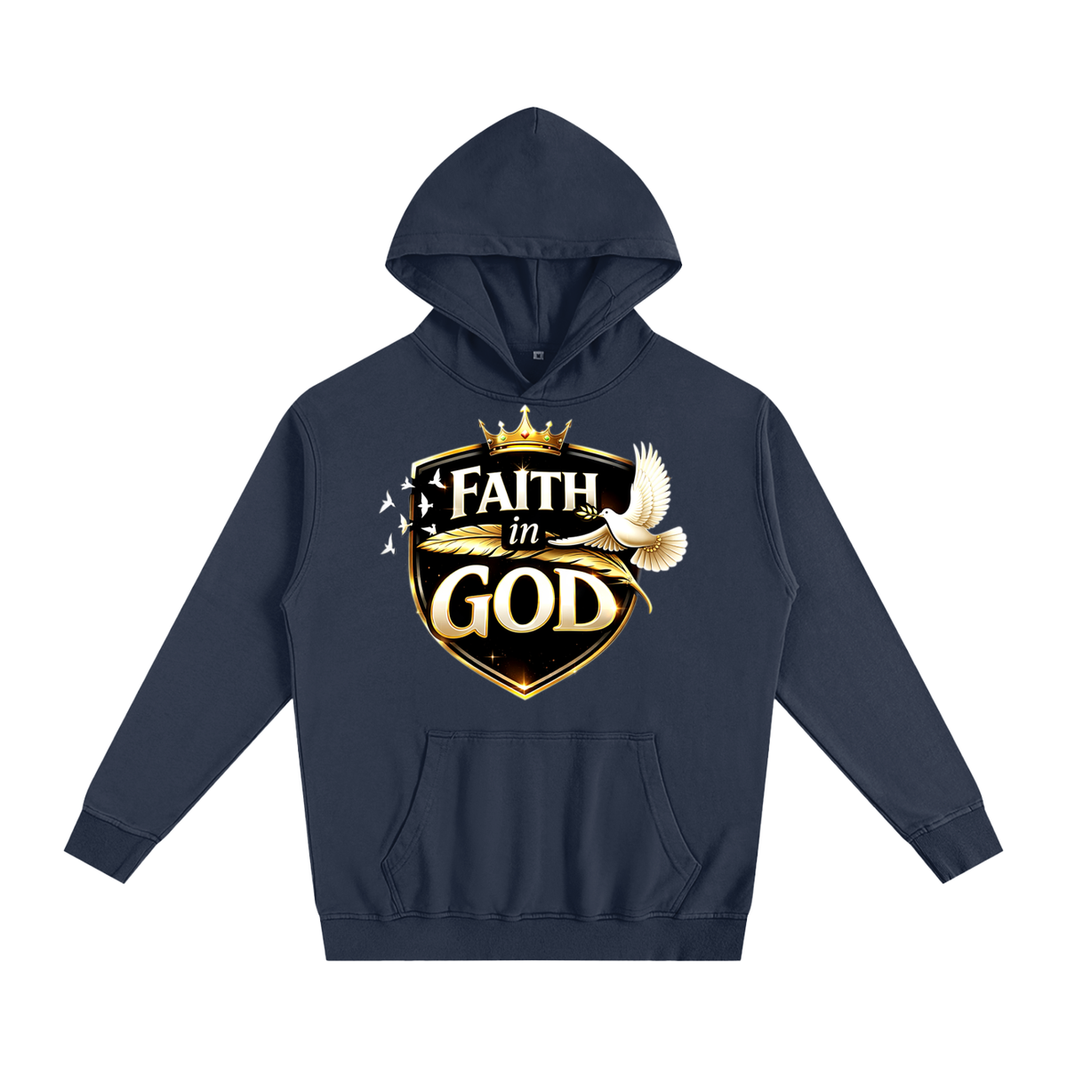 FAITH IN GOD Oversized Essential Hoodie