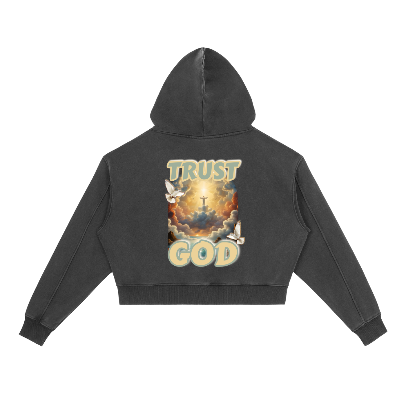 Trust GOD Vintage Washed Women’s Hoodie
