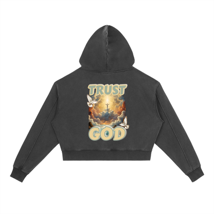 Trust GOD Vintage Washed Women’s Hoodie