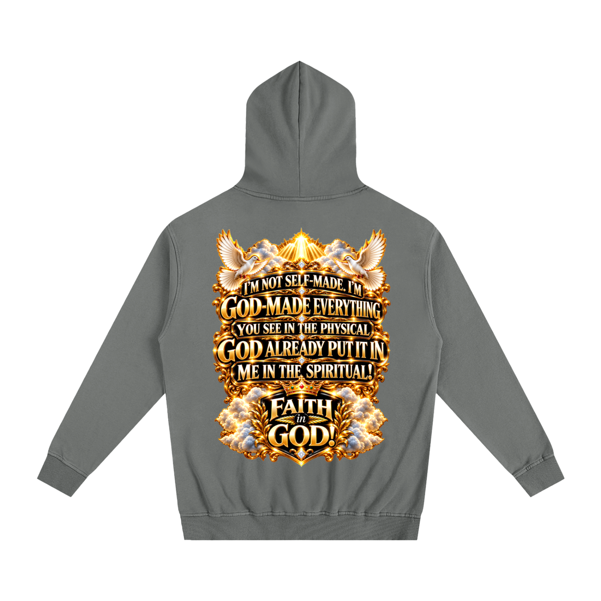 FAITH IN GOD Oversized Essential Hoodie