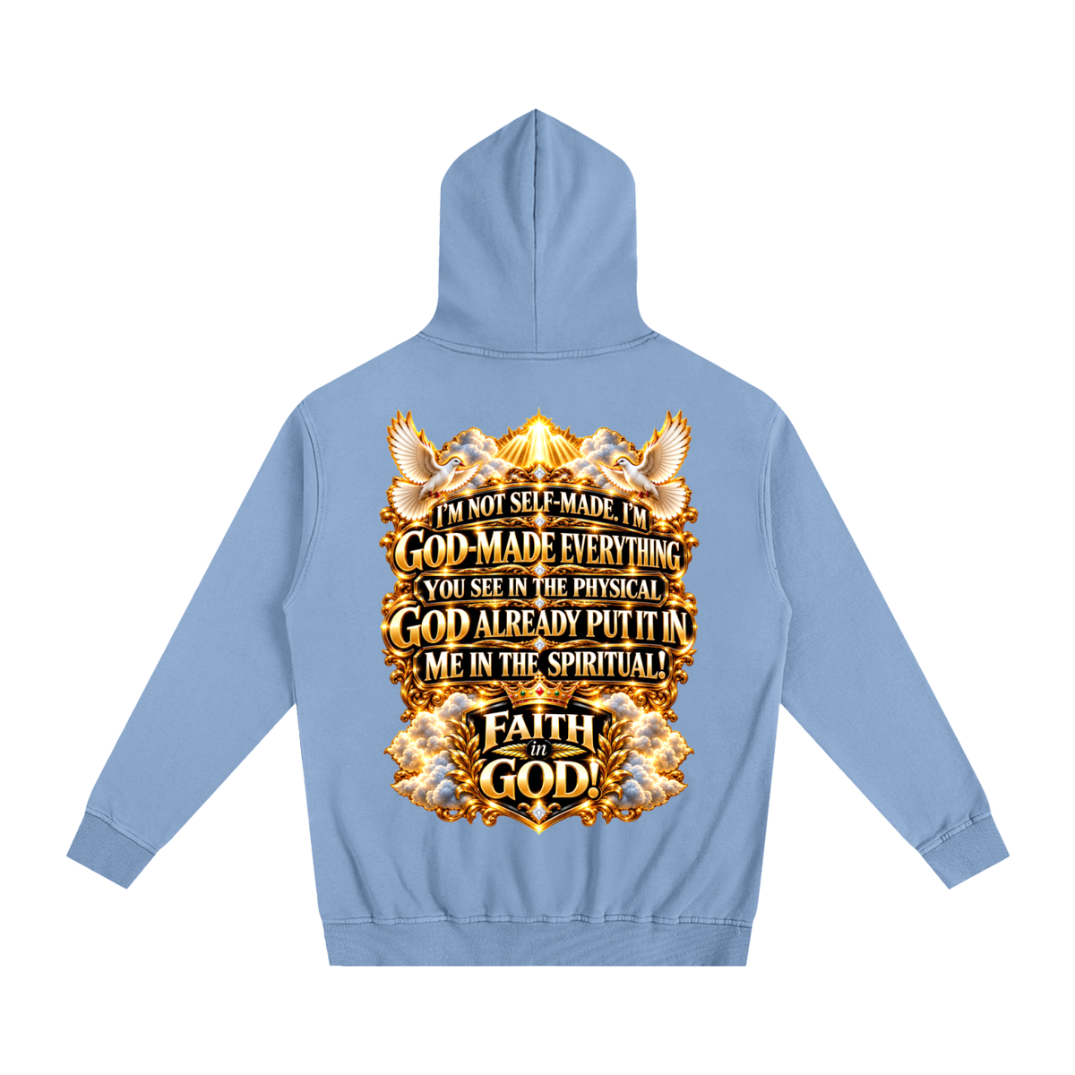 FAITH IN GOD Oversized Essential Hoodie
