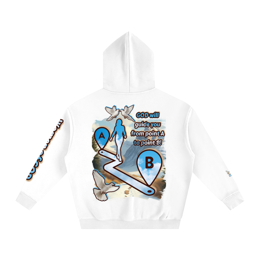 "Woman’s" Walk by Faith Oversize Fleeced Hoodie