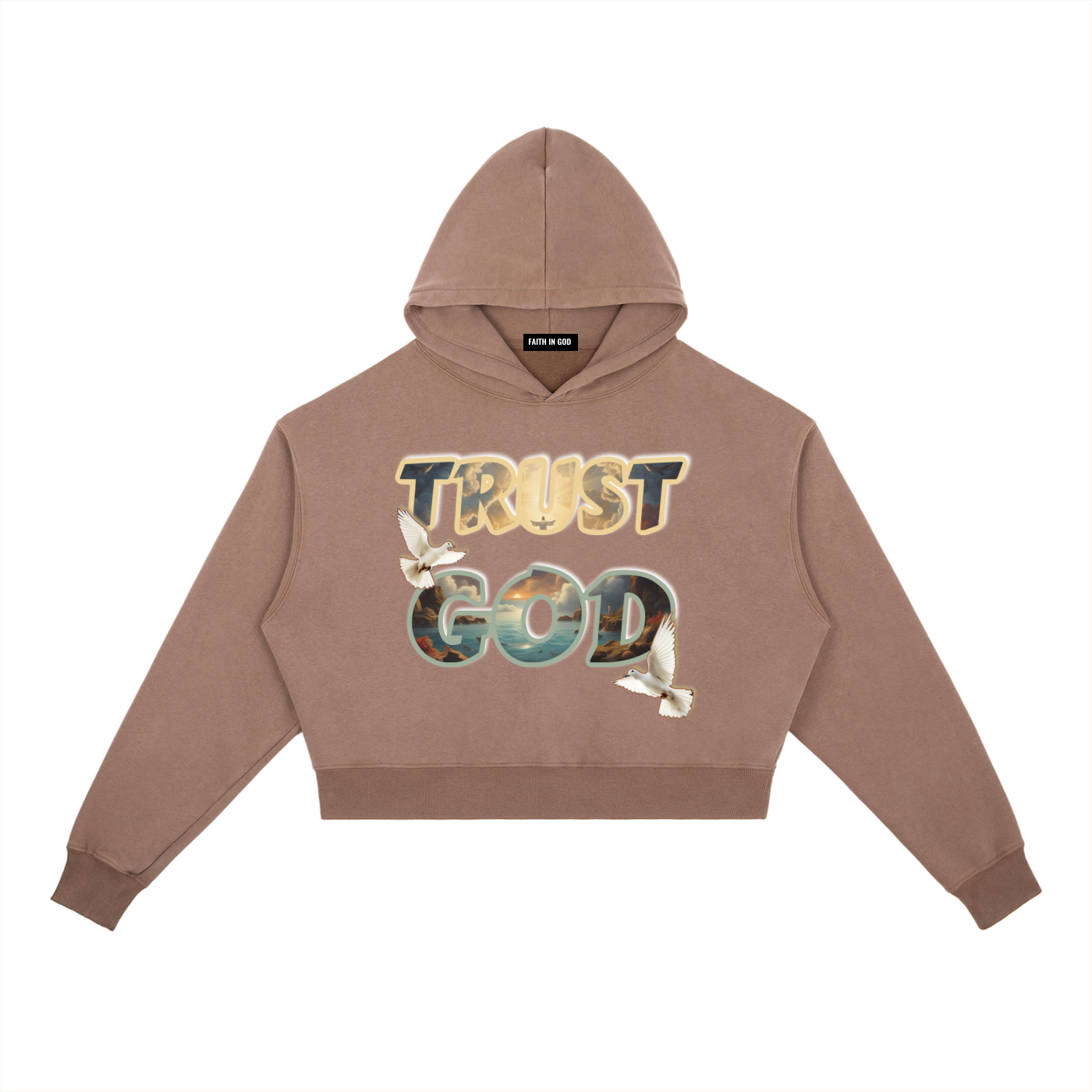 Trust GOD Vintage Washed Women’s Hoodie