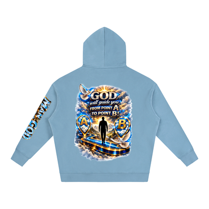 Man of GOD Walk by Faith Oversize Fleeced Hoodie