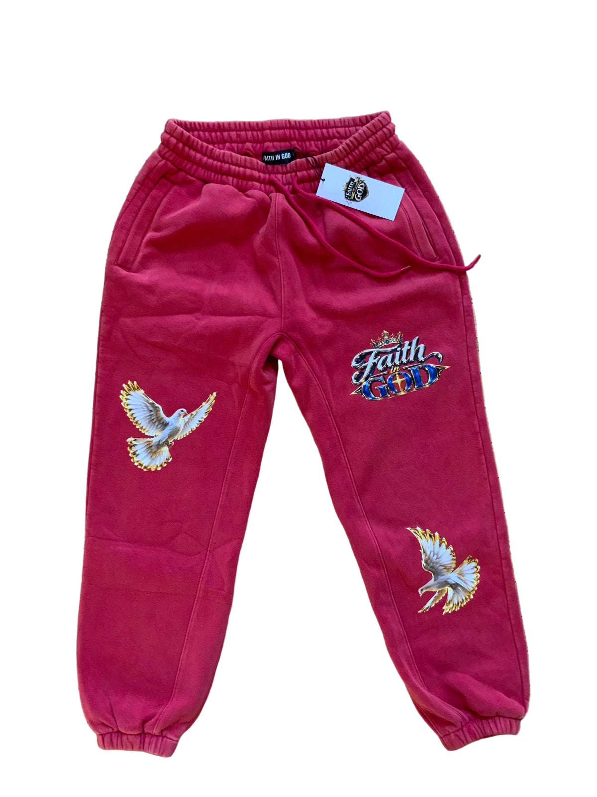 “JESUS IS KING” Fleeced Jogger Sweatpants