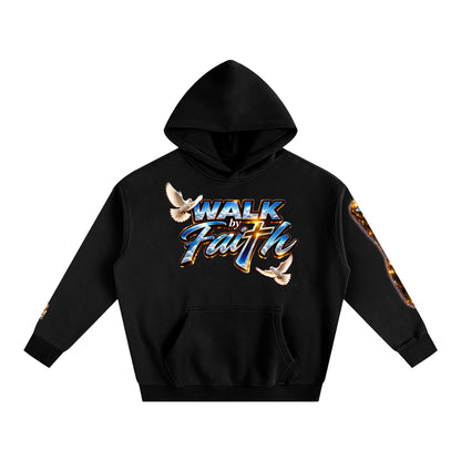 Woman of GOD Walk by Faith Oversize Fleeced Hoodie
