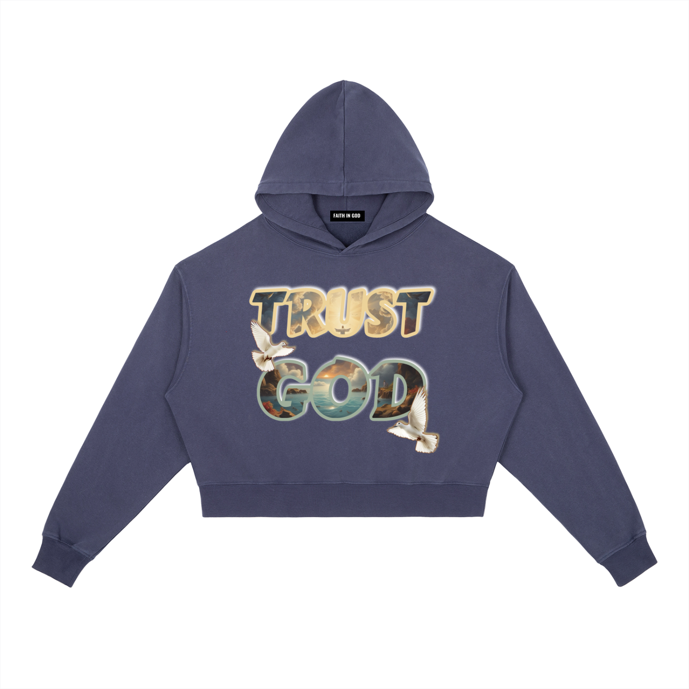 Trust GOD Vintage Washed Women’s Hoodie