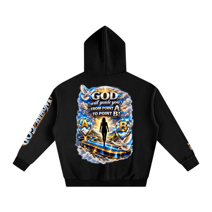 Woman of GOD Walk by Faith Oversize Fleeced Hoodie
