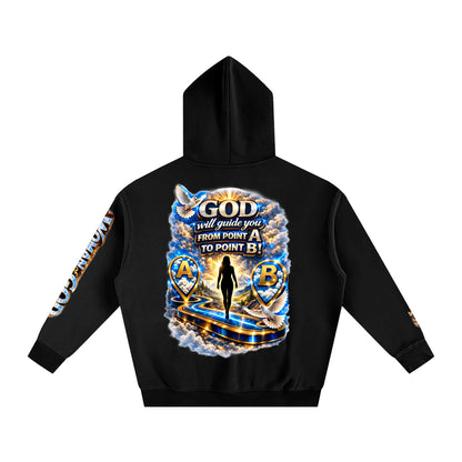 Woman of GOD Walk by Faith Oversize Fleeced Hoodie