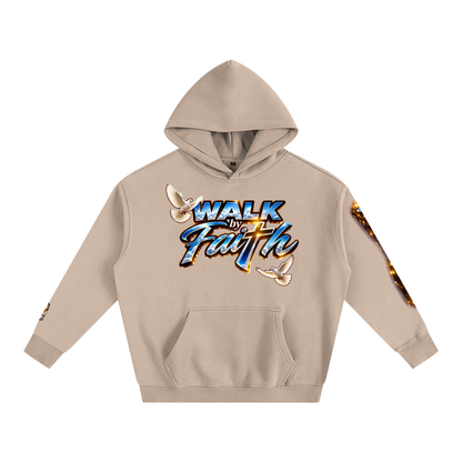 Woman of GOD Walk by Faith Oversize Fleeced Hoodie