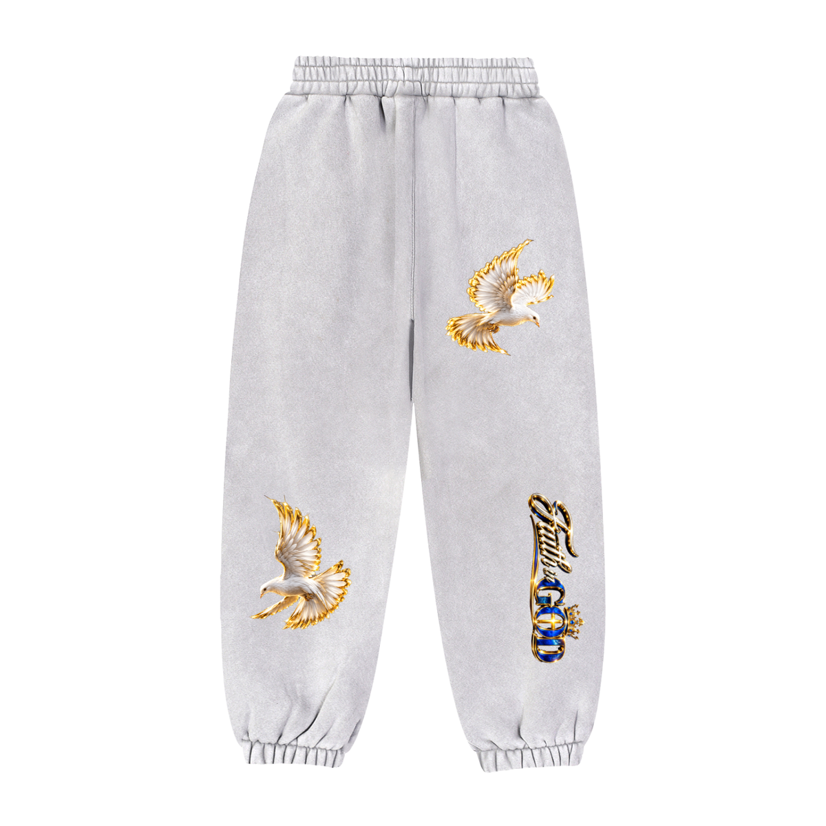 “JESUS IS KING” Fleeced Jogger Sweatpants