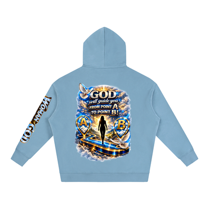 Woman of GOD Walk by Faith Oversize Fleeced Hoodie