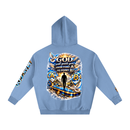 Man of GOD Walk by Faith Oversize Fleeced Hoodie
