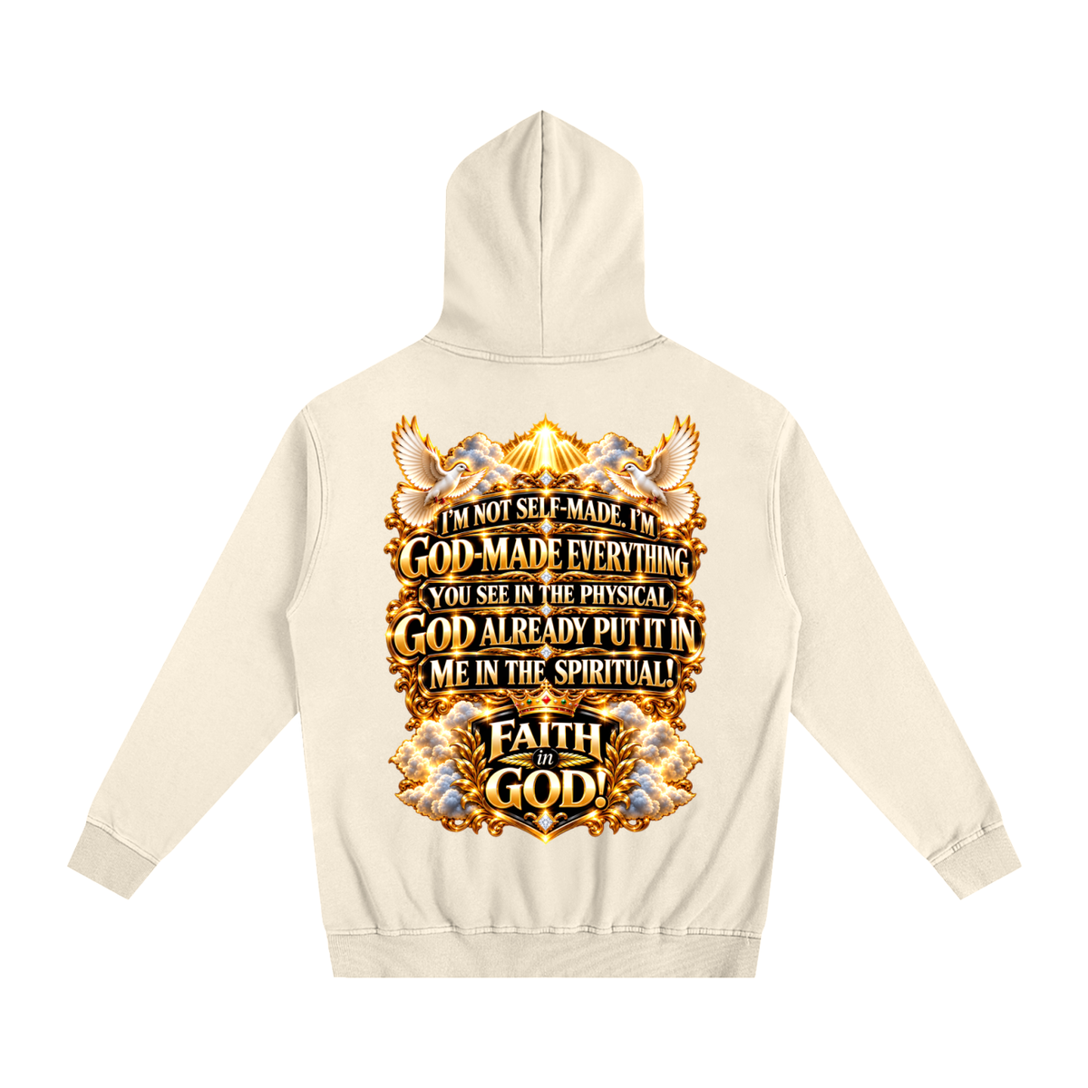 FAITH IN GOD Oversized Essential Hoodie