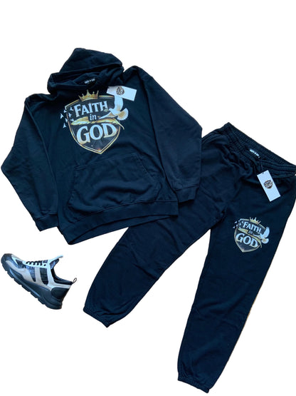FAITH IN GOD Oversized Essential Hoodie
