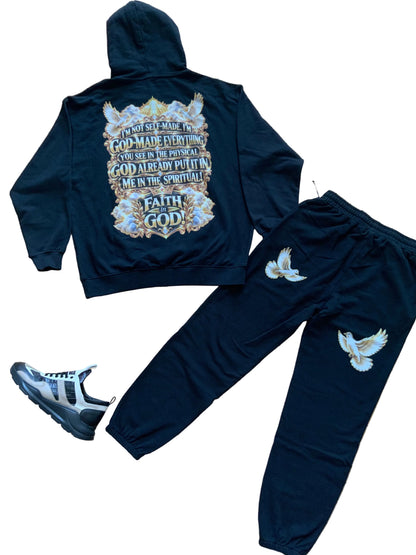 FAITH IN GOD Oversized Essential Hoodie