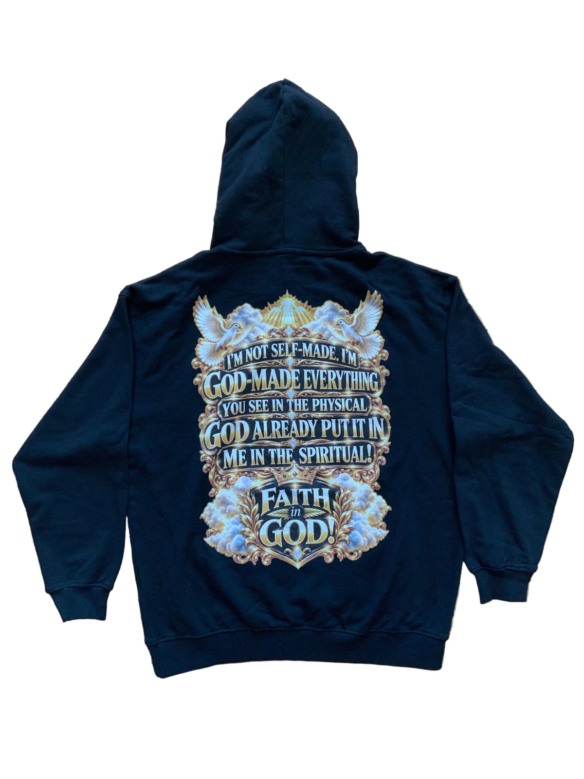 FAITH IN GOD Oversized Essential Hoodie