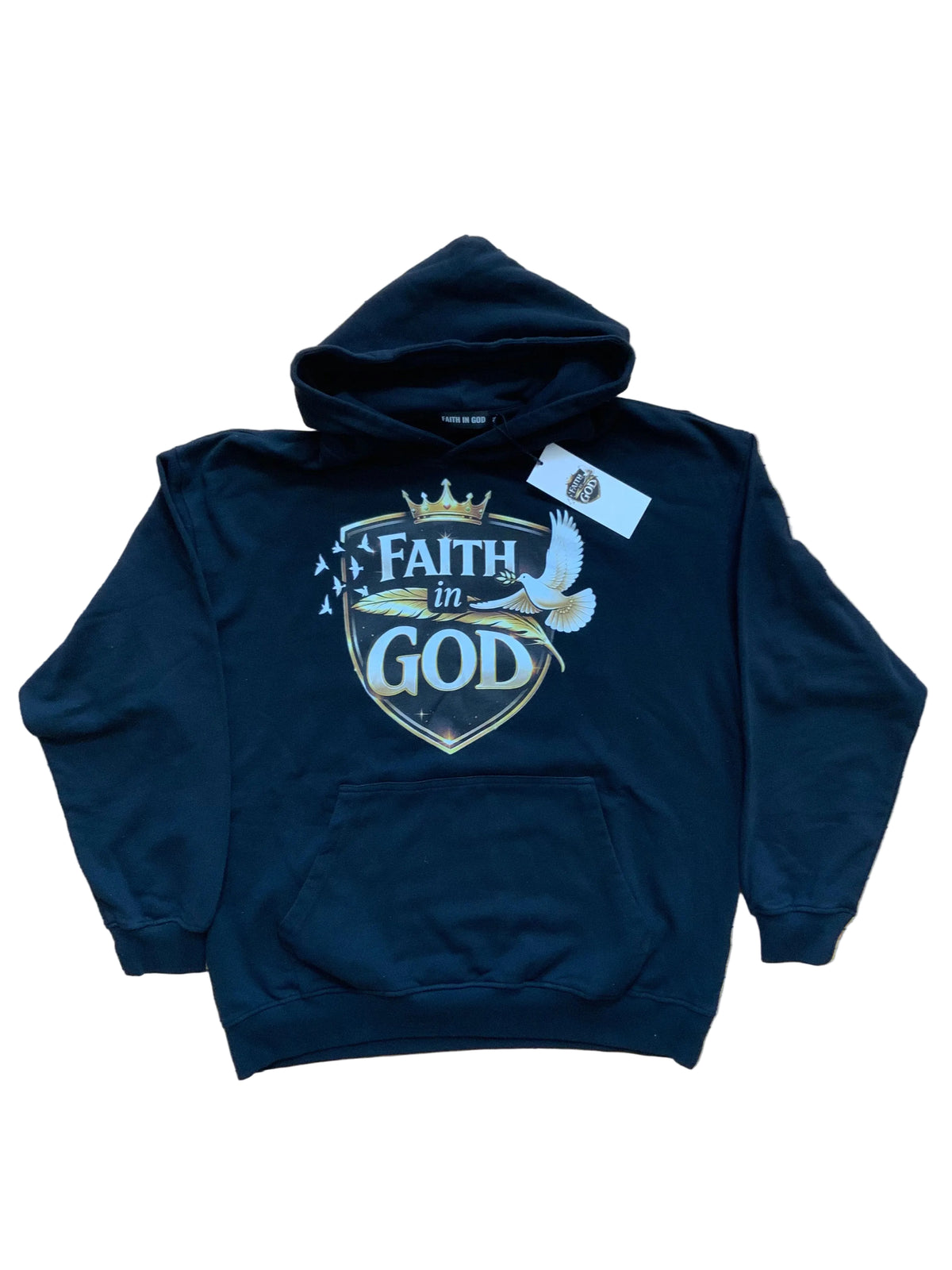 FAITH IN GOD Oversized Essential Hoodie