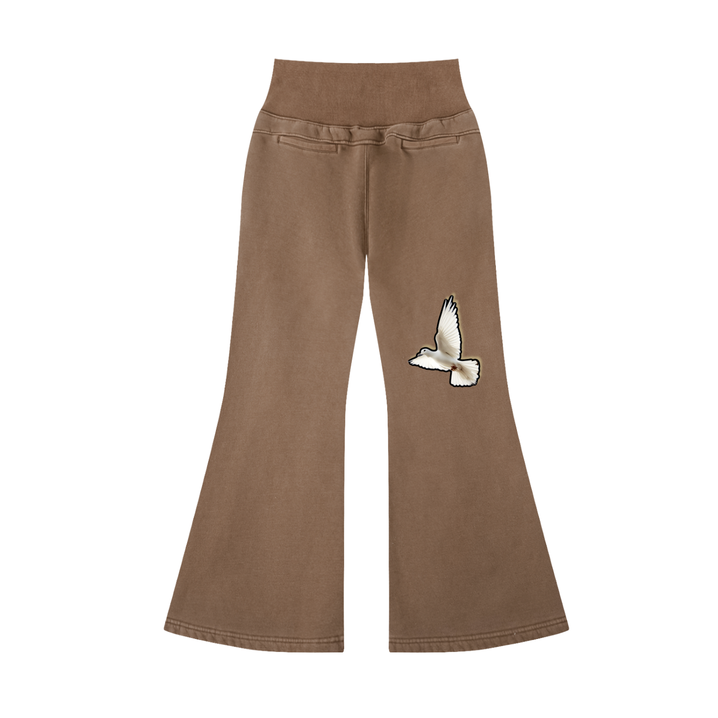 Faith in GOD Women’s Vintage Washed Flared Fleece Pants