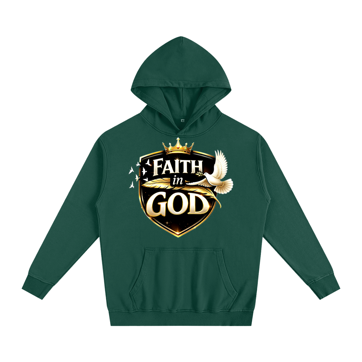 FAITH IN GOD Oversized Essential Hoodie