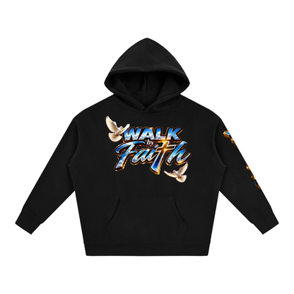 Man of GOD Walk by Faith Oversize Fleeced Hoodie