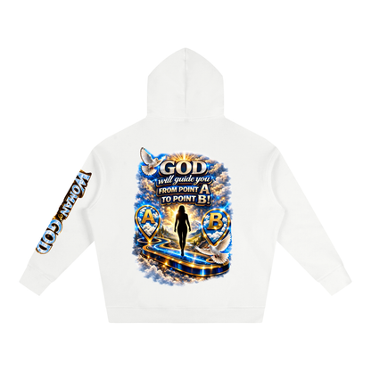 Woman of GOD Walk by Faith Oversize Fleeced Hoodie