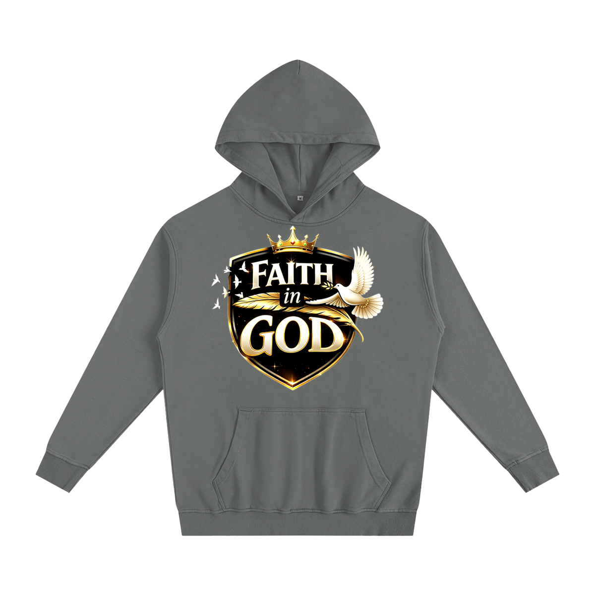 FAITH IN GOD Oversized Essential Hoodie