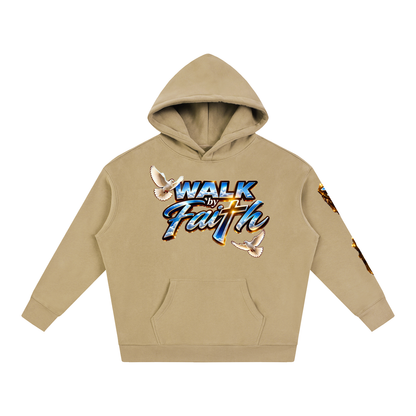 Woman of GOD Walk by Faith Oversize Fleeced Hoodie