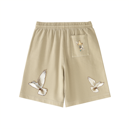 Shorts,Trust god shorts