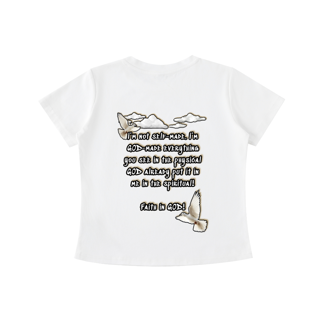 Women’s Faith in GOD Vintage Wash Slim Fit T-shirt