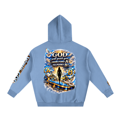 Woman of GOD Walk by Faith Oversize Fleeced Hoodie