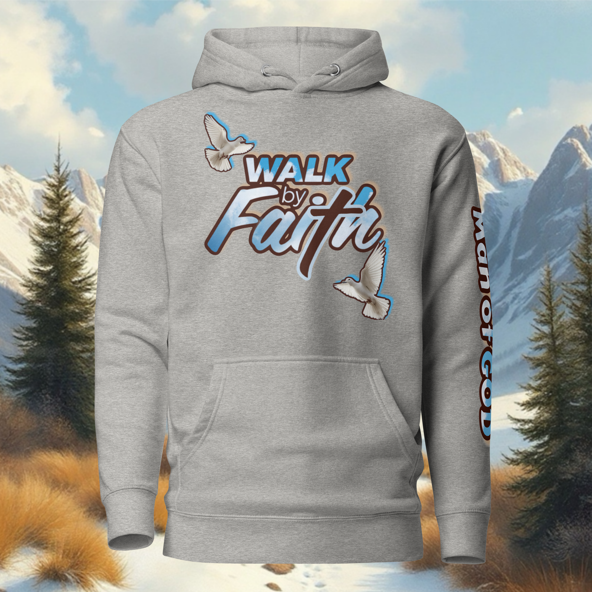 Men’s “Walk By Faith” Hoodie
