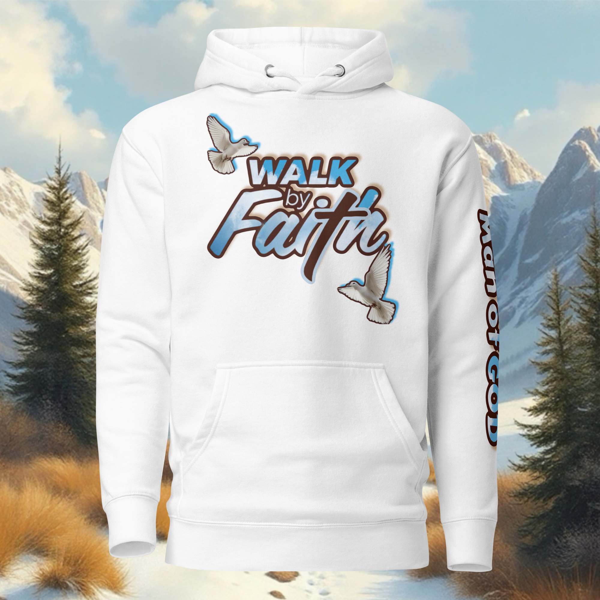 Men’s “Walk By Faith” Hoodie