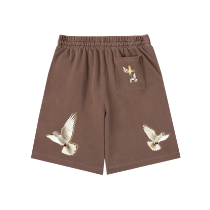 Shorts,Trust god shorts