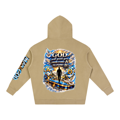 Man of GOD Walk by Faith Oversize Fleeced Hoodie