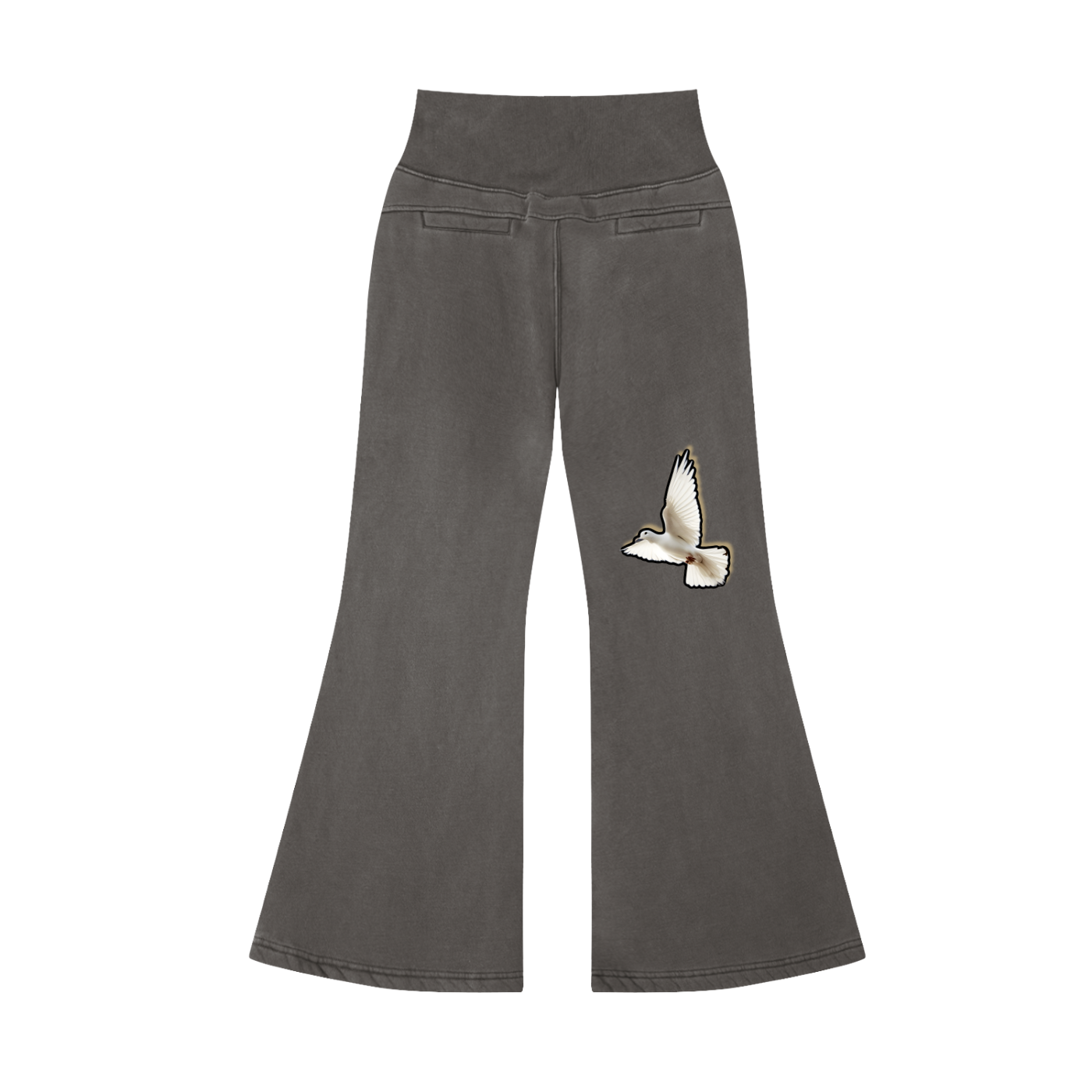 Faith in GOD Women’s Vintage Washed Flared Fleece Pants