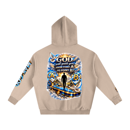 Man of GOD Walk by Faith Oversize Fleeced Hoodie