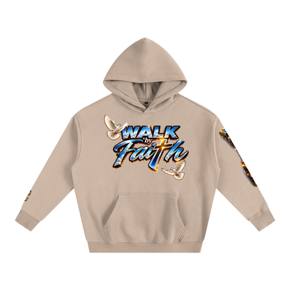 Man of GOD Walk by Faith Oversize Fleeced Hoodie