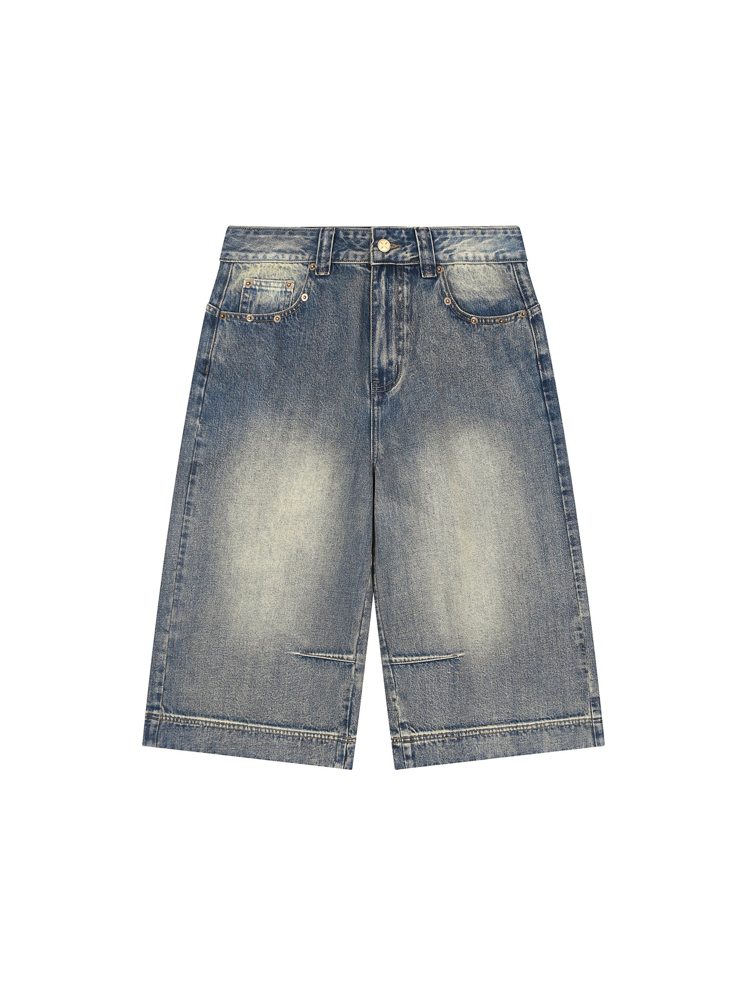 Faith in GOD Baggy Denim Shorts